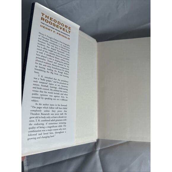 Theodore Roosevelt - Hardcover By Pringle, Henry F - Very Good - Picture 7 of 9